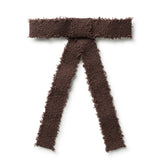 Halo Luxe Amara Deconstructed Woolen Long Tail Clip - Brown