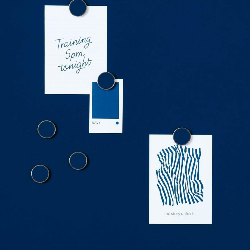 The Buttons in Navy