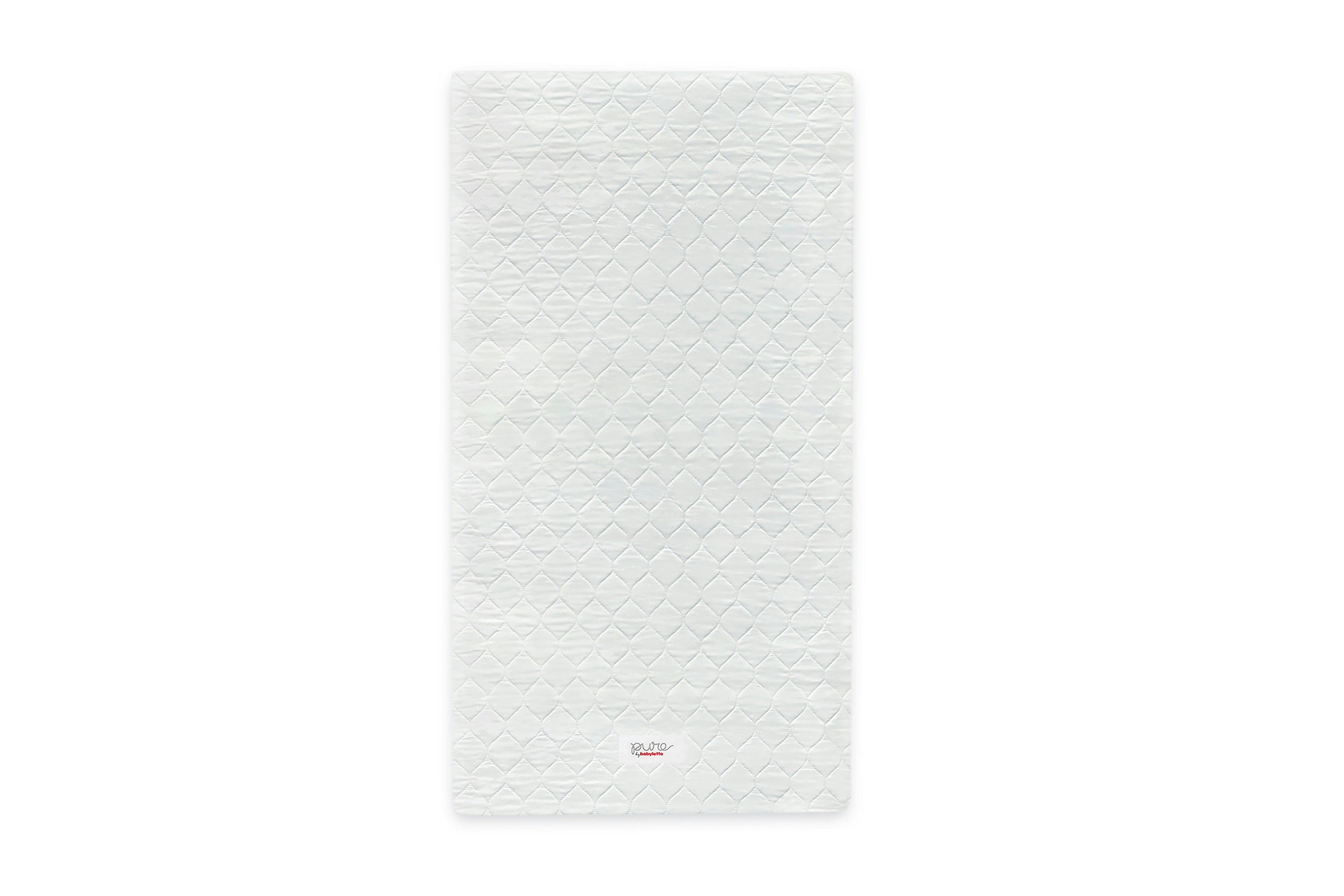 Babyletto Pure Core Non-Toxic Mini Crib Mattress with Hybrid Waterproof Cover