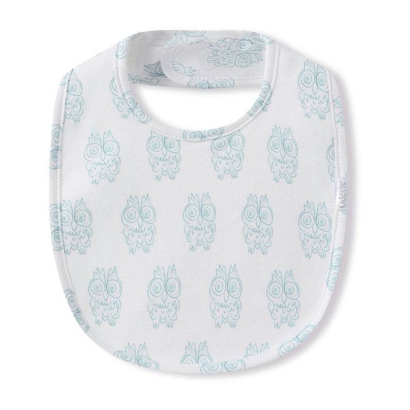 Magnetic Bib 2-Pack - Petite Chouette Green