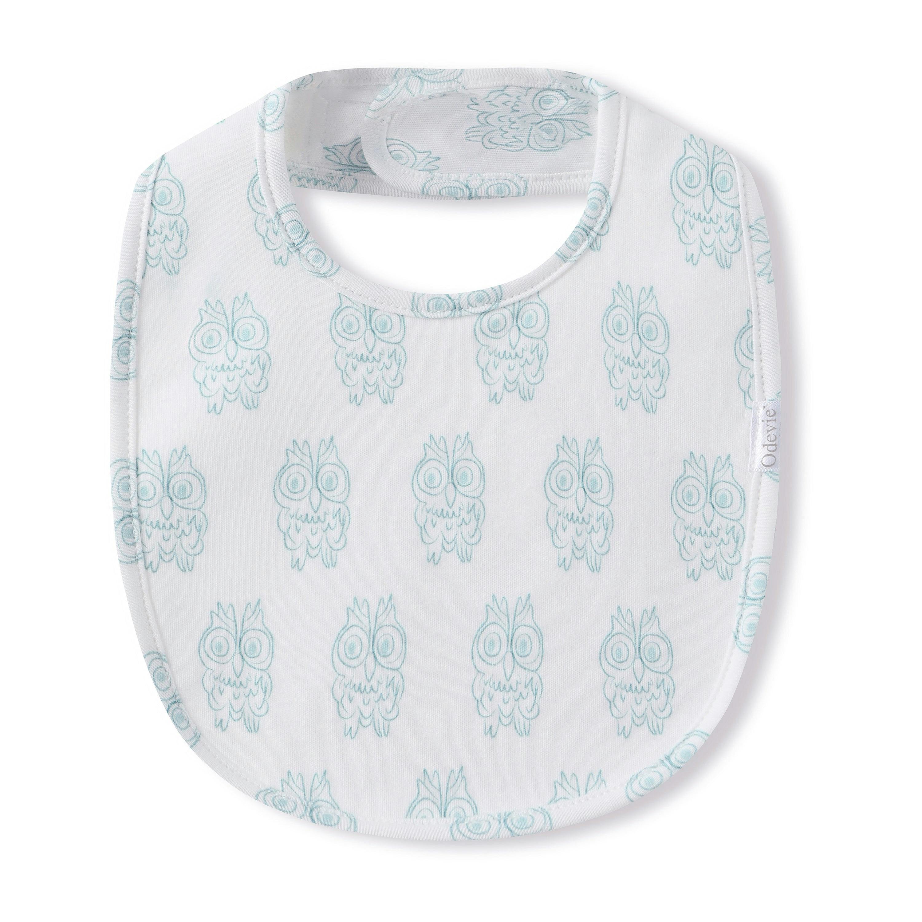Bib 2-Pack - Petite Chouette Green