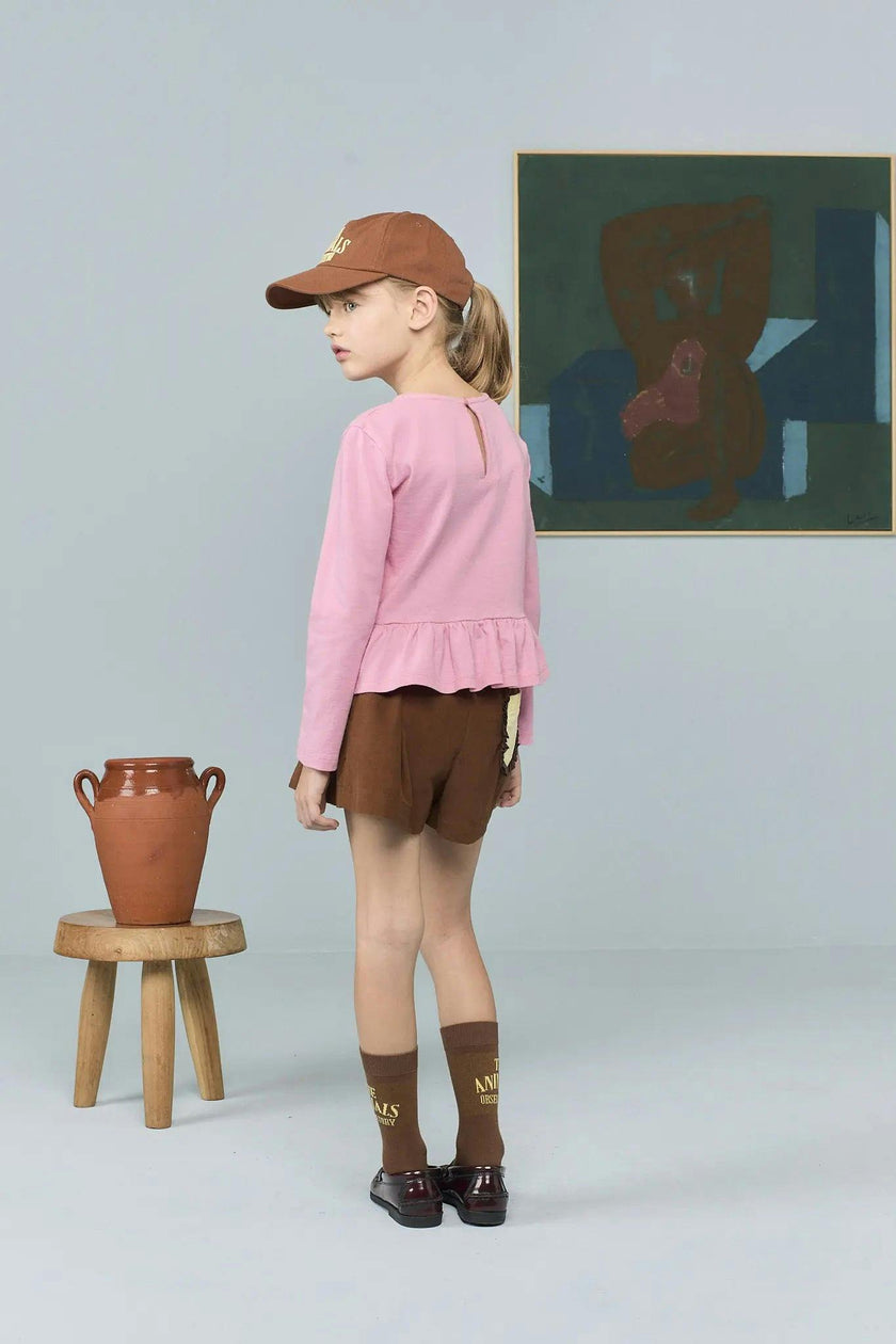 Pink Scamper Long Sleeve T-shirt