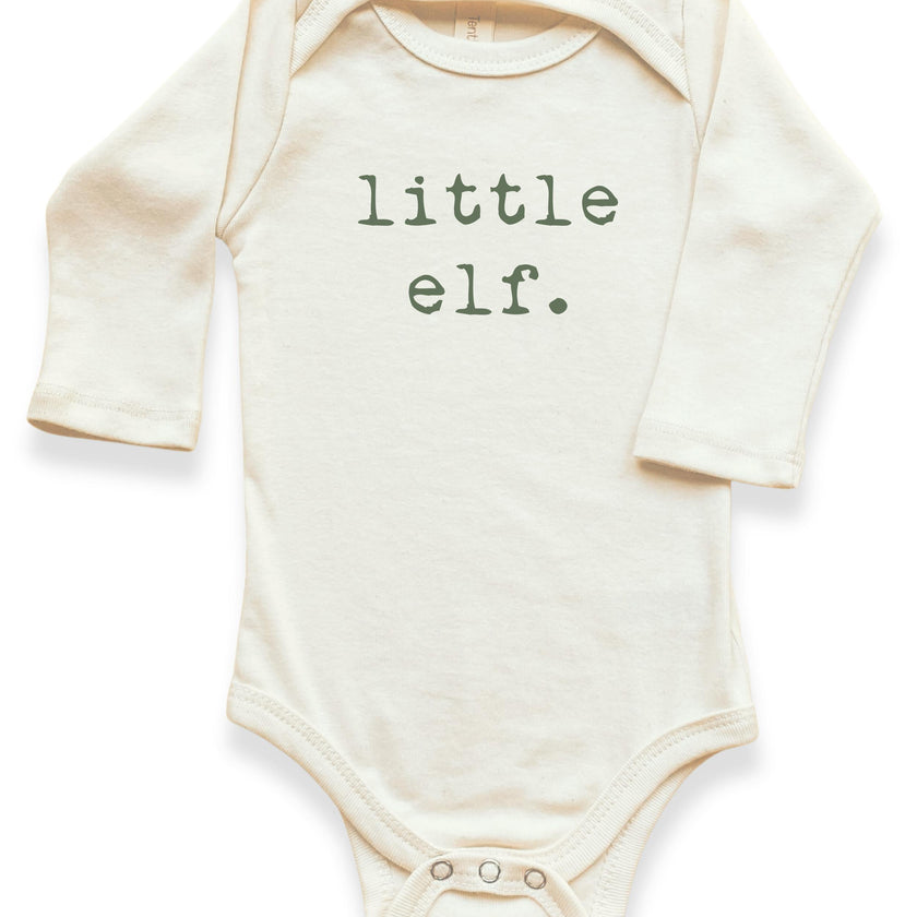Little Elf Organic Baby Bodysuit Long Sleeve