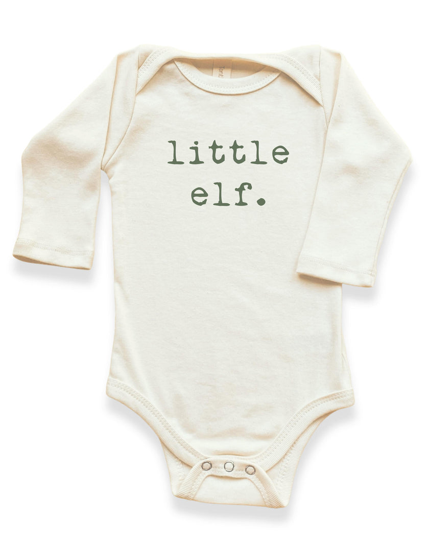 Little Elf Organic Baby Bodysuit Long Sleeve