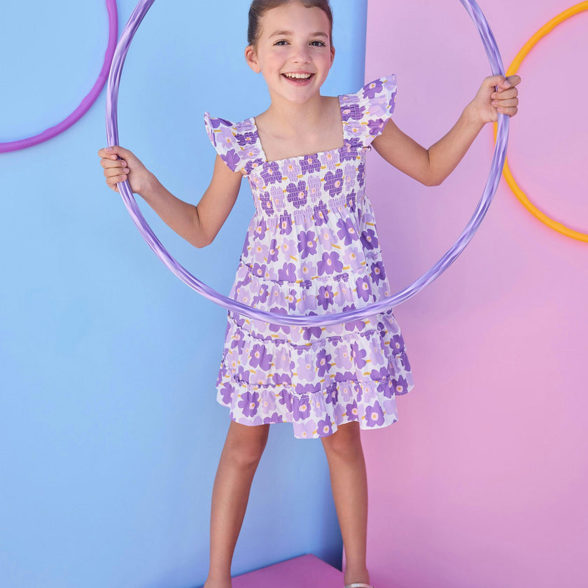 Twirl Dress - Piccadilly Purple