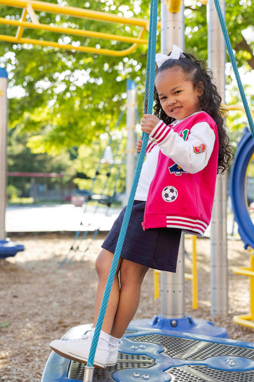 French Terry Varsity Sports Jacket