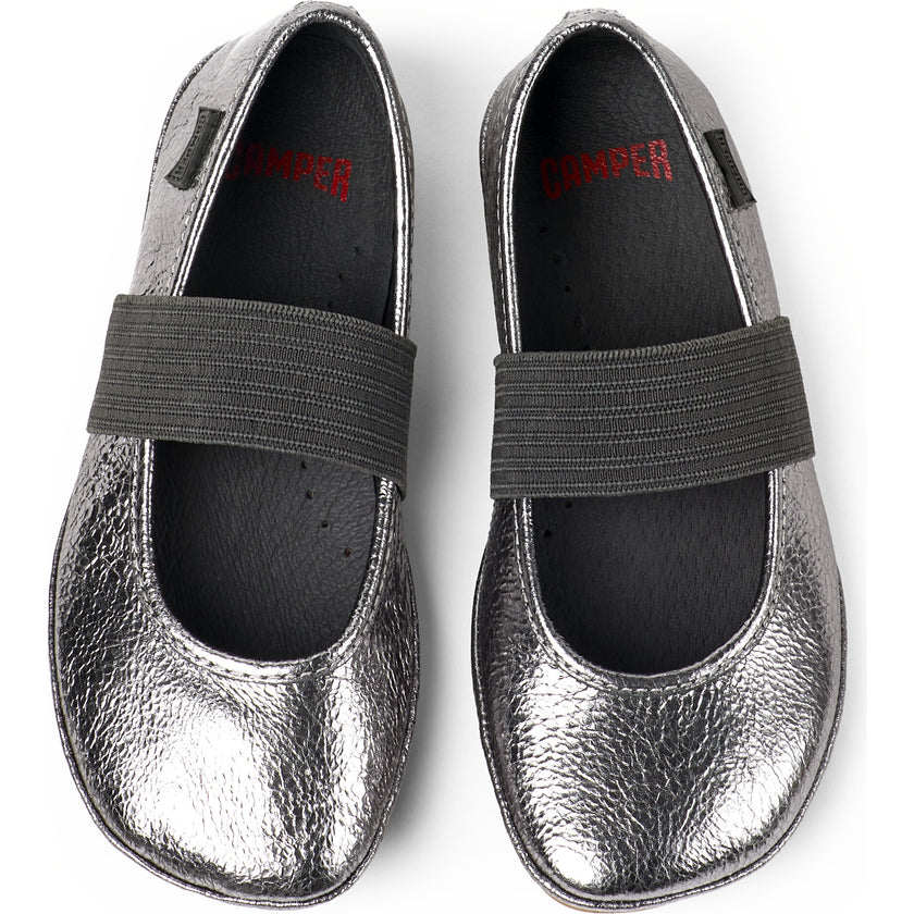 Girls Right Ballerina Flats, Grey