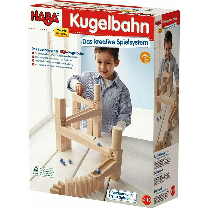 Ball Track Marble Run First Playing Starter Set