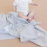 Organic Cotton Bunny Lovey, Grey