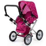 Bayer Design Dolls: Pram City Star - Bordeaux, White, Fairy
