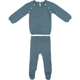 Heather Flecked 2-Piece Set