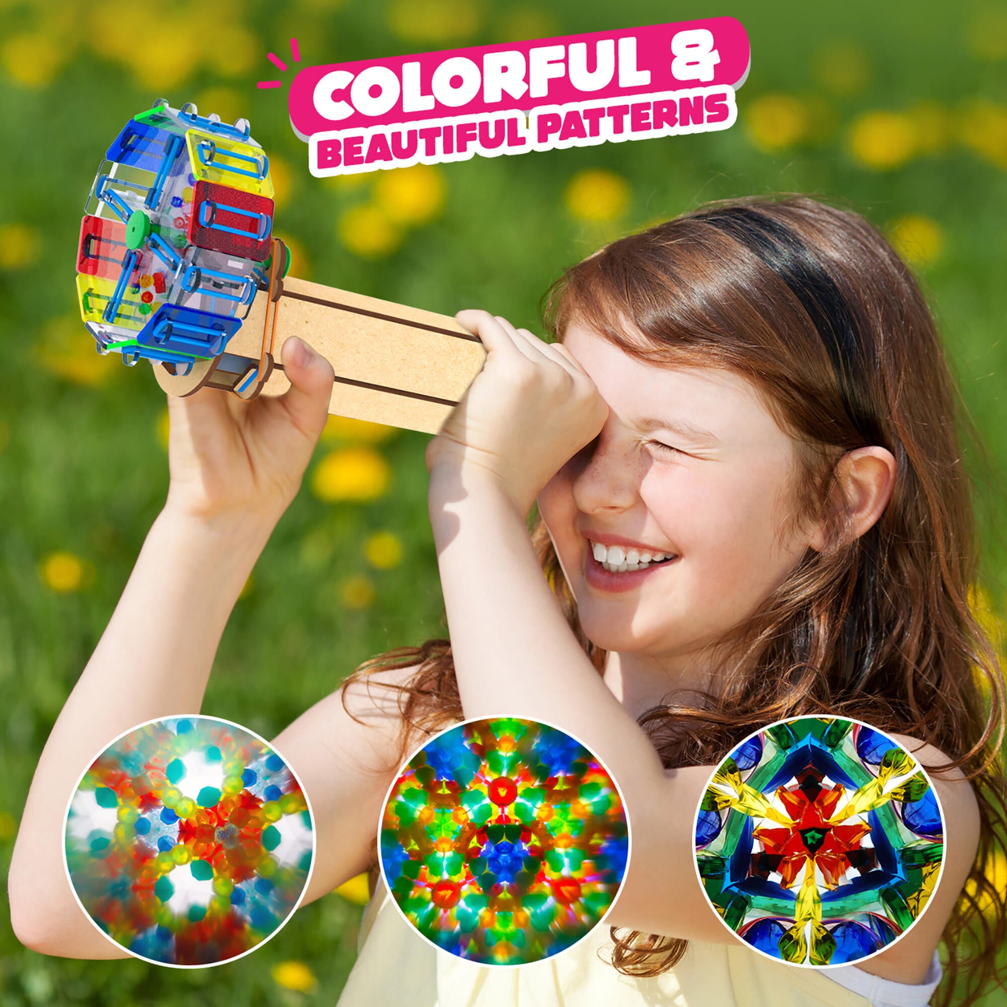 Smartivity: Kaleidoscope - DIY Colorful Bead Viewing Retro Toy