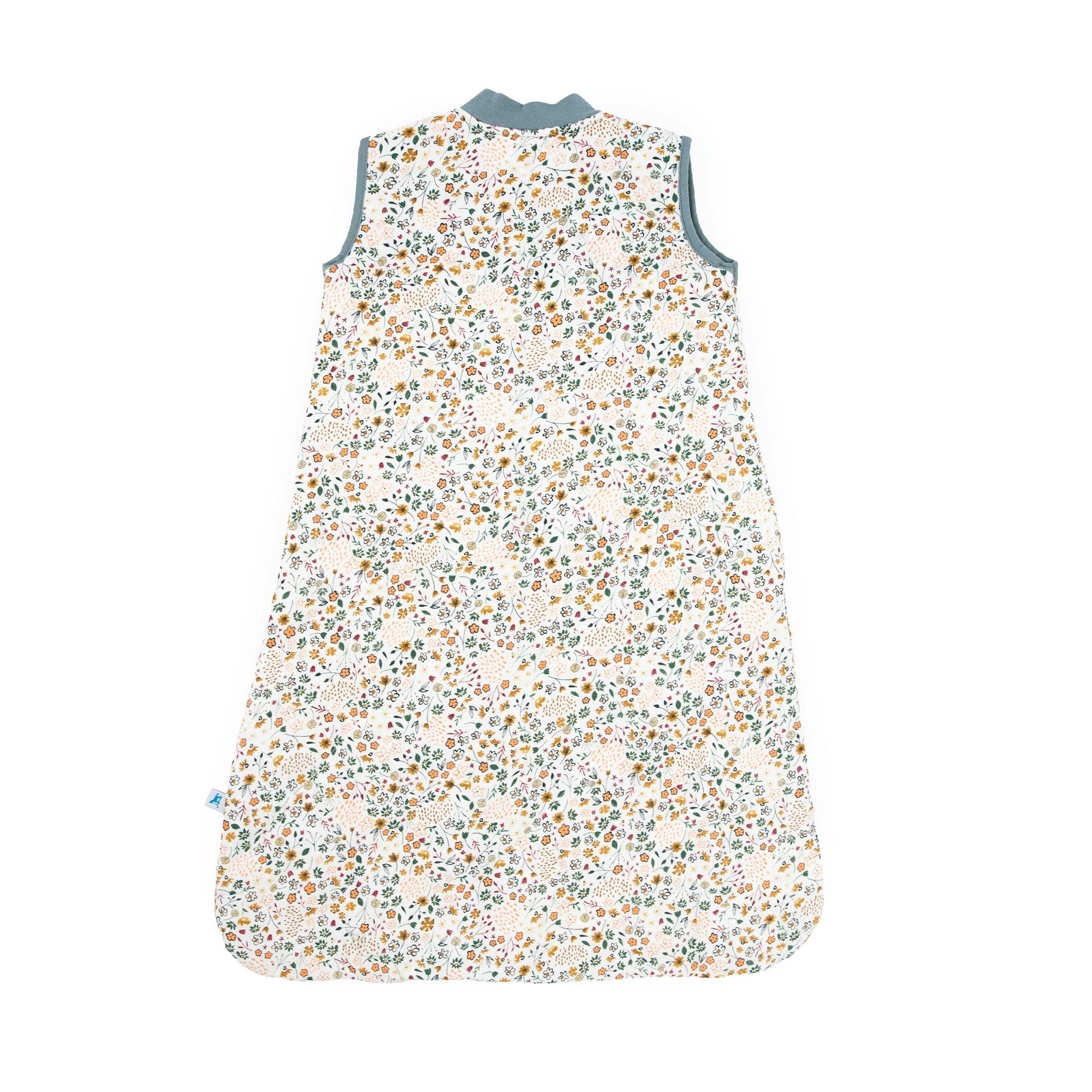 Cotton Muslin Quilted Sleep Bag - Pressed Petals