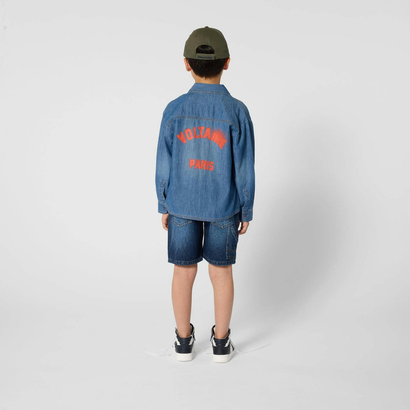 ZADIG & VOLTAIRE Soft Chambray Shirt - Denim Blue
