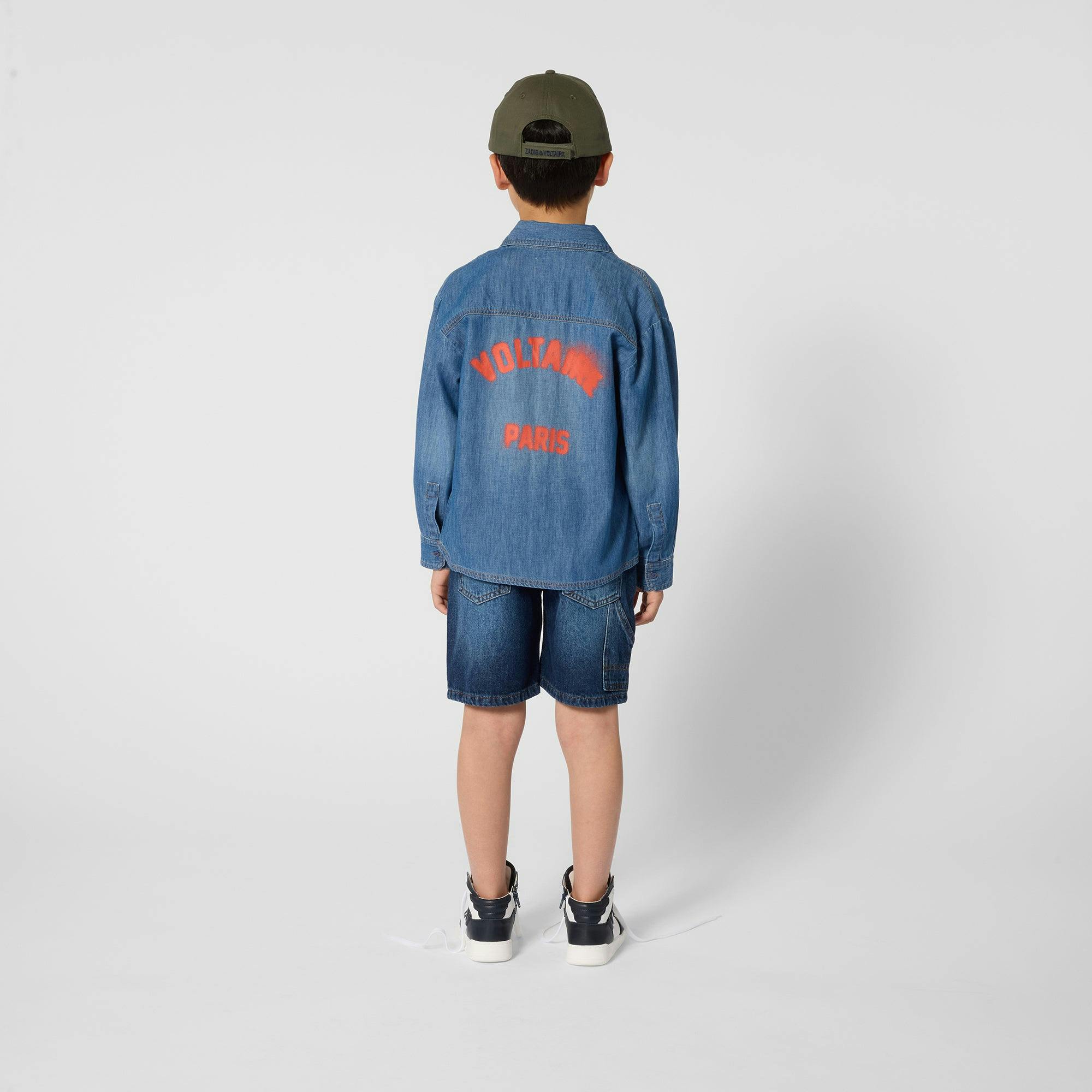 ZADIG & VOLTAIRE Soft Chambray Shirt - Denim Blue