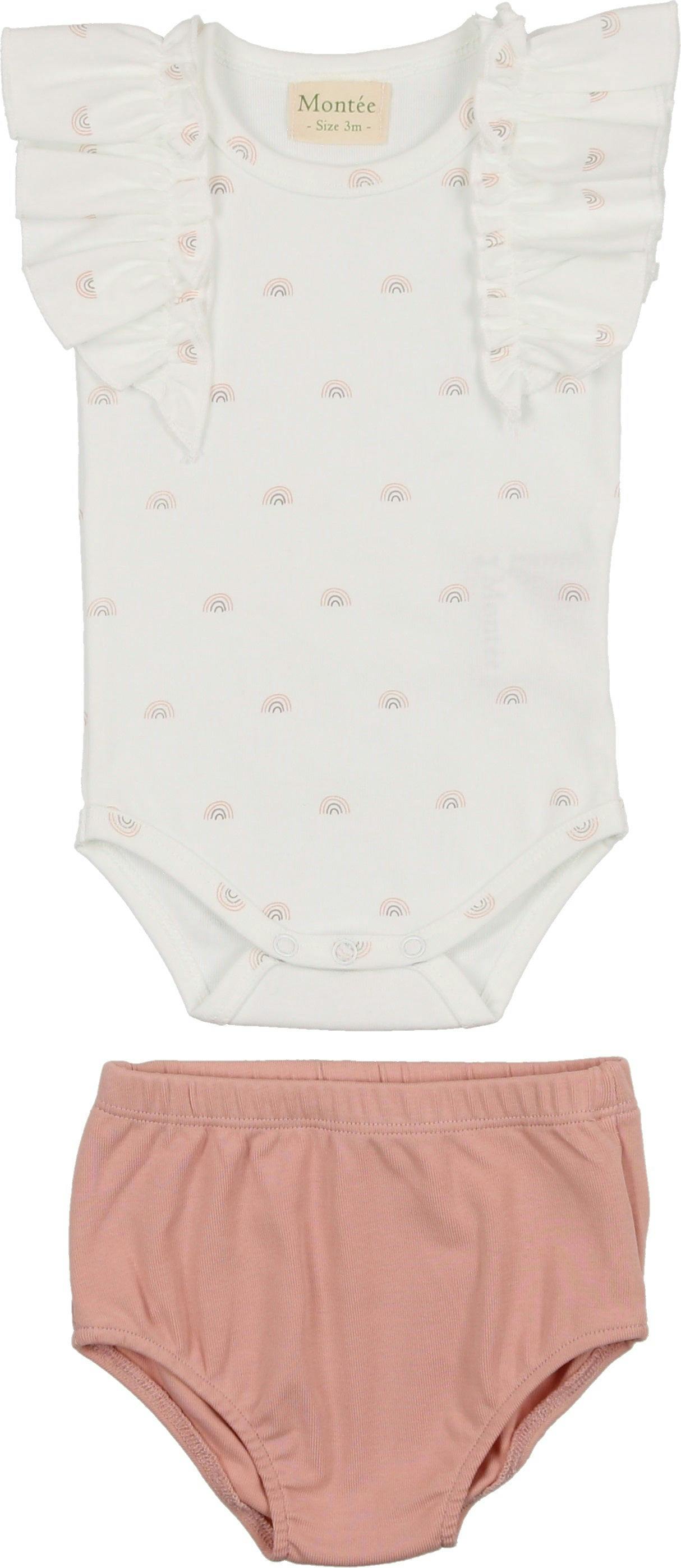 Ruffle Onesie & Bloomers Set