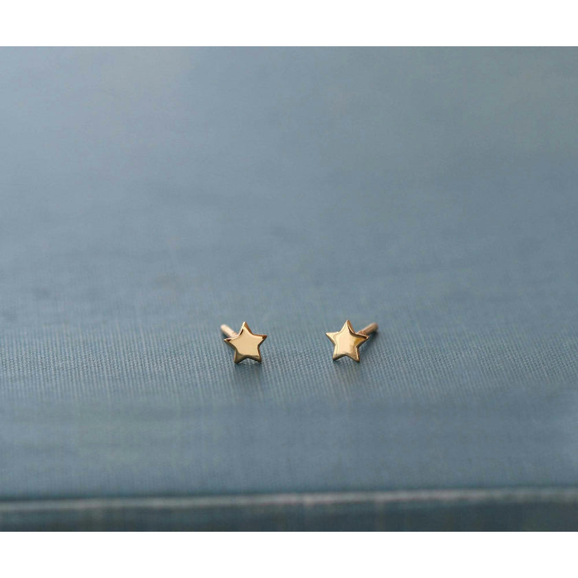 Tiny Star Stud Earrings