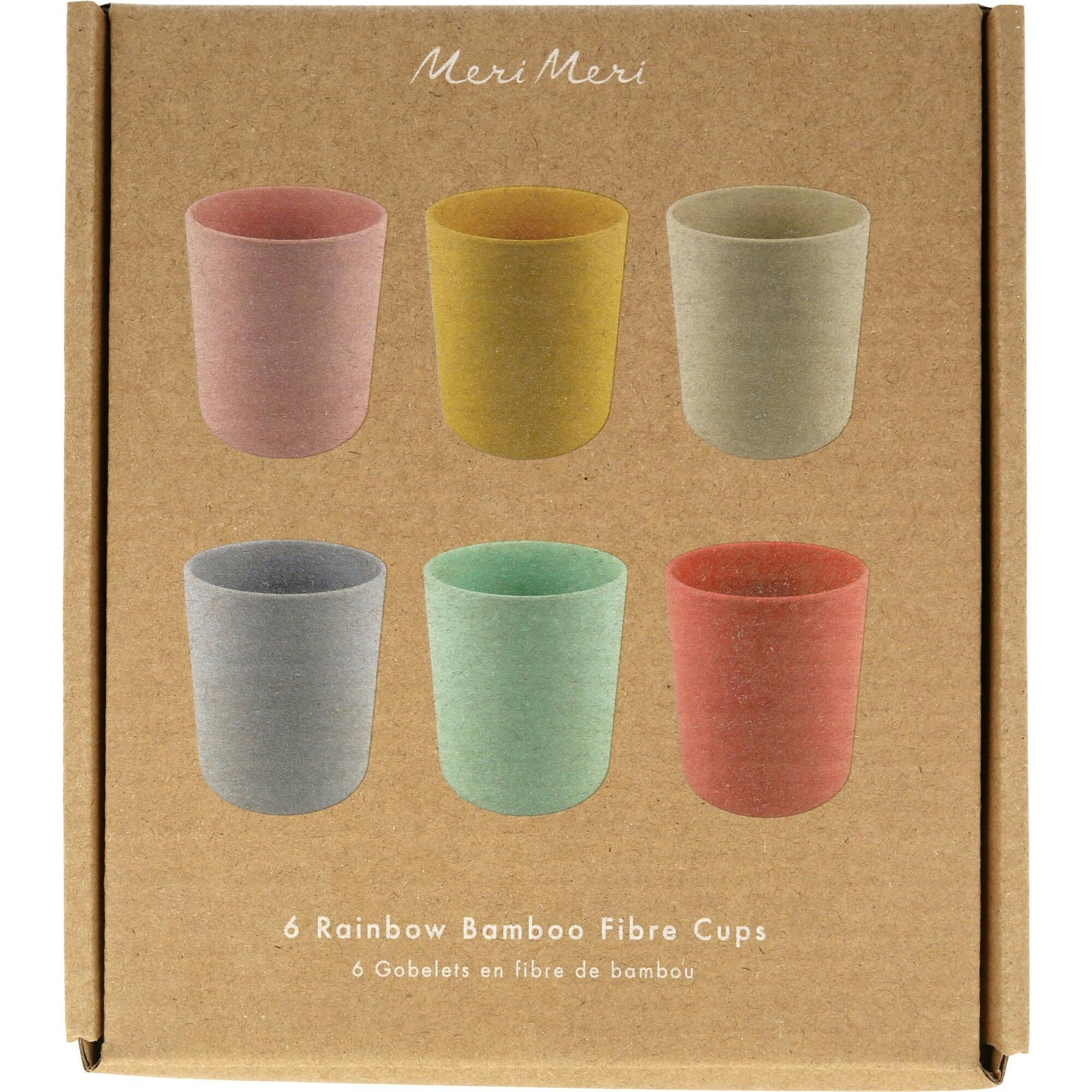 Mixed Set Bamboo Fibre Cups