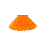 Orange Neon Bow Tutu Skirt