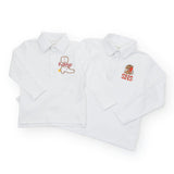 Finn Boys' Long Sleeve Polo White
