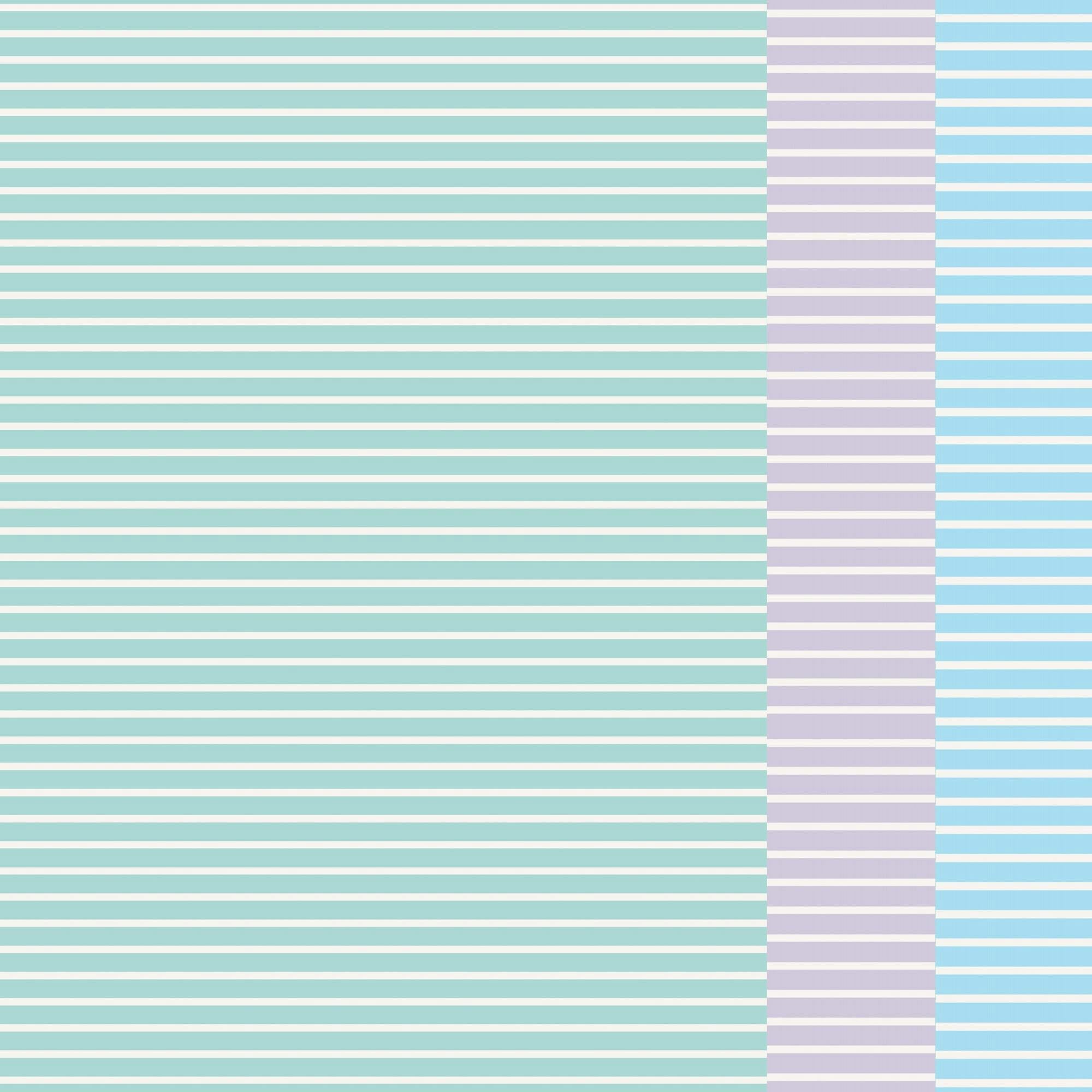 Pastel stripes swimsuit