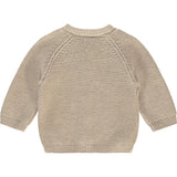 Knit Round Neck Button-Up Cardigan