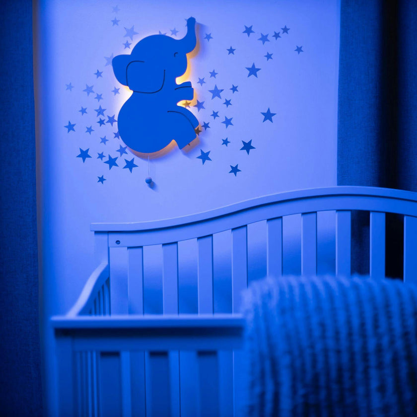 LumiDreams Wall Light - Kid's Decor Nightlight Elephant