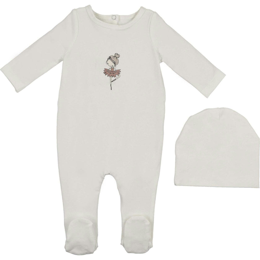 Ballerina Printed Footie