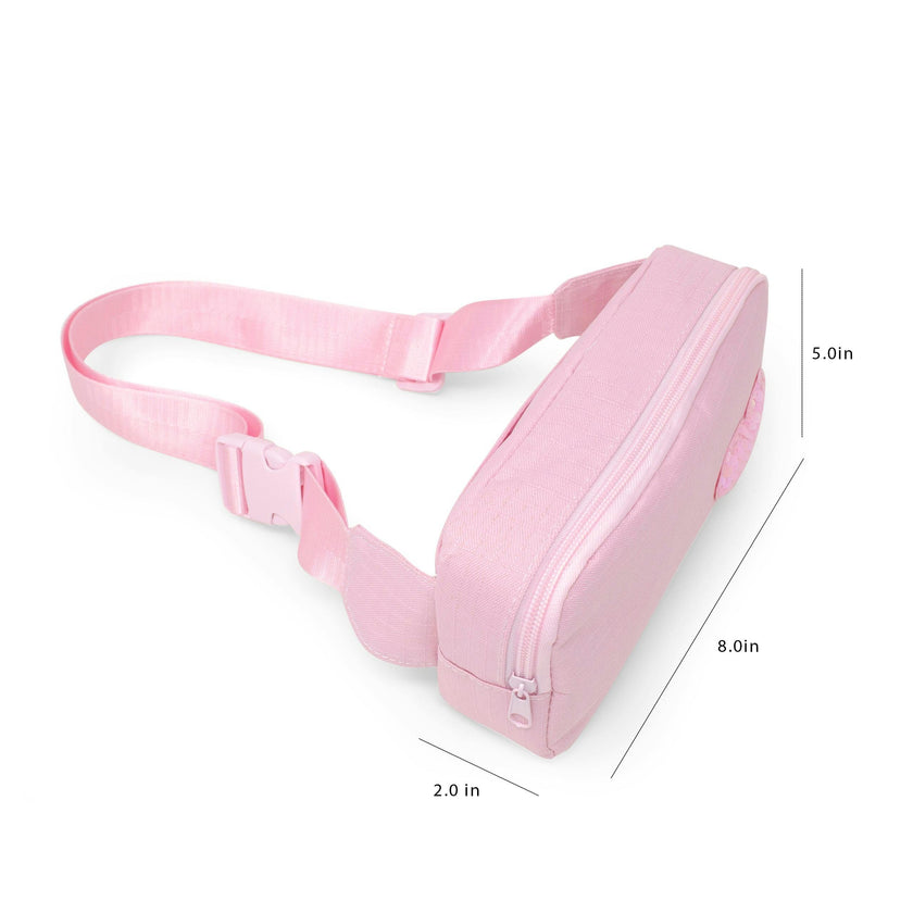Sequin Heart Belt Bag