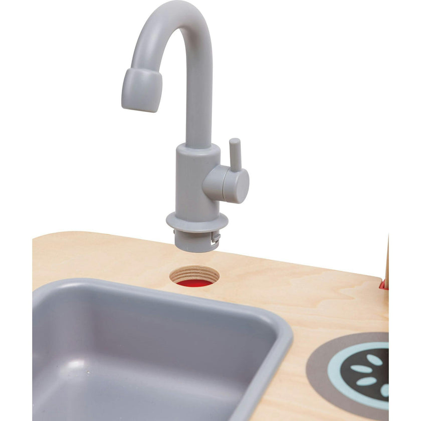 Cook & Create Countertop Kitchen Playset - Wooden Sounds Toy