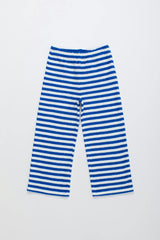 BARCOS STRIPED SWEATPANTS BLUE & WHITE