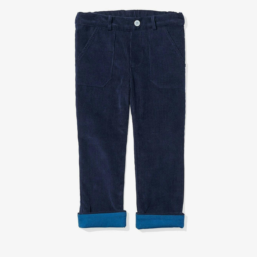 Grow Pant, Navy Corduroy