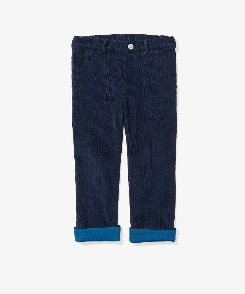 Grow Pant, Navy Corduroy