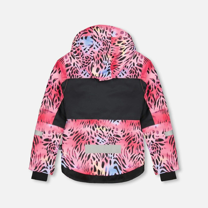 Two-Piece Teknik Snowsuit Multicolor Leopard and
