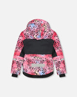 Two-Piece Teknik Snowsuit Multicolor Leopard and