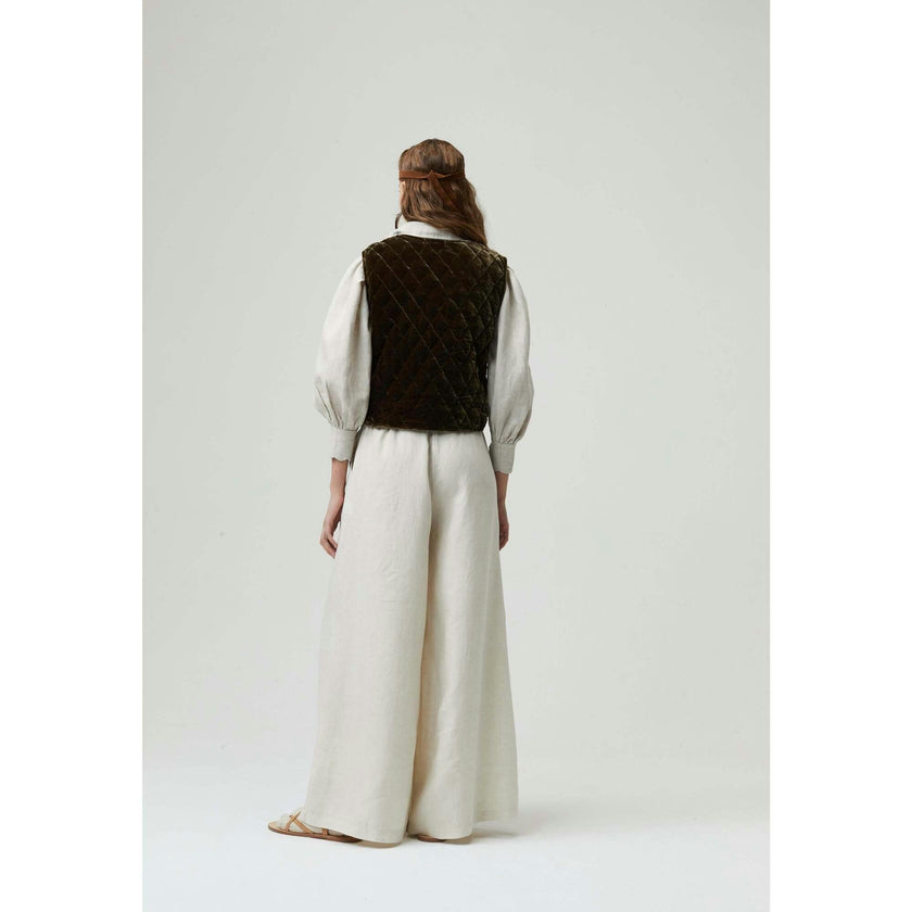 Cape Linen Pants - Natural