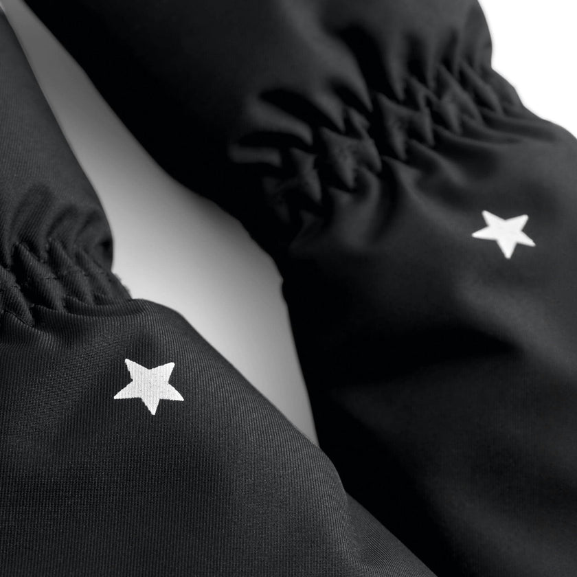 UNIVERS BLACK Mittens, Black
