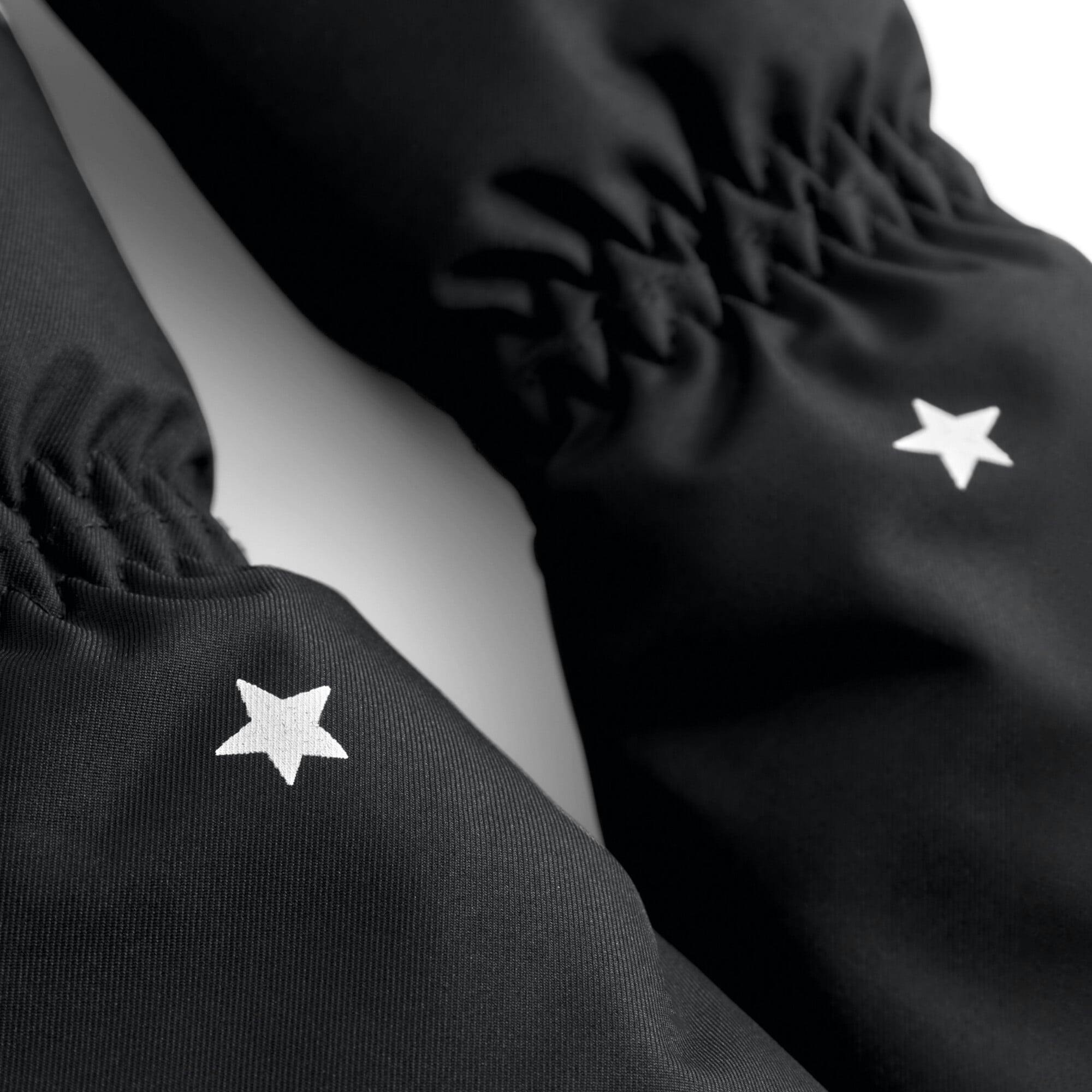 UNIVERS BLACK Mittens, Black