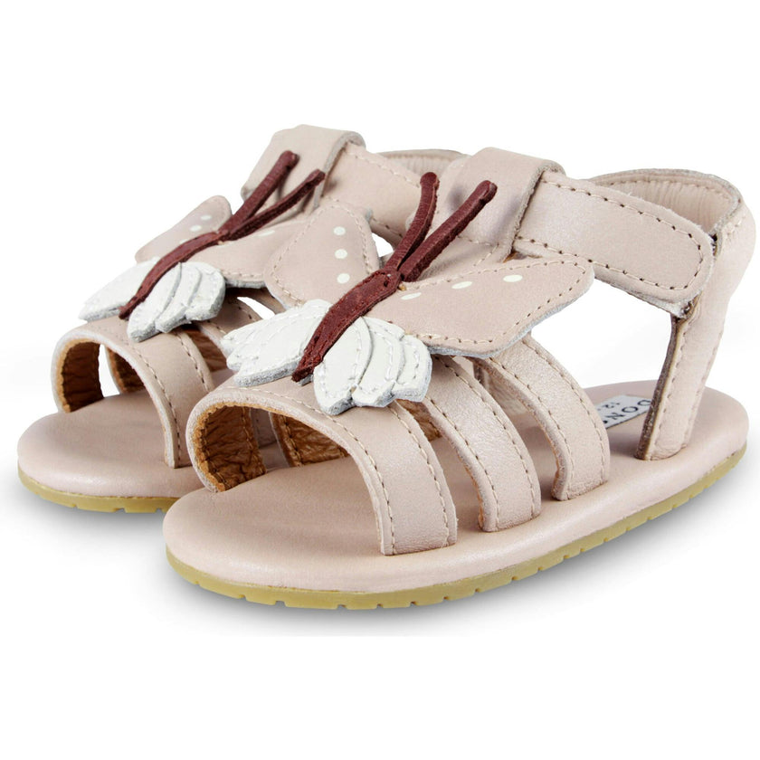 Tuti Sky Sandals | Butterfly | Powder Metallic Nubuck