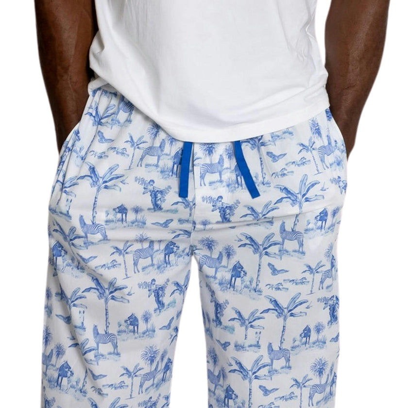 Men's Skydog Toile Blue PJ Pants