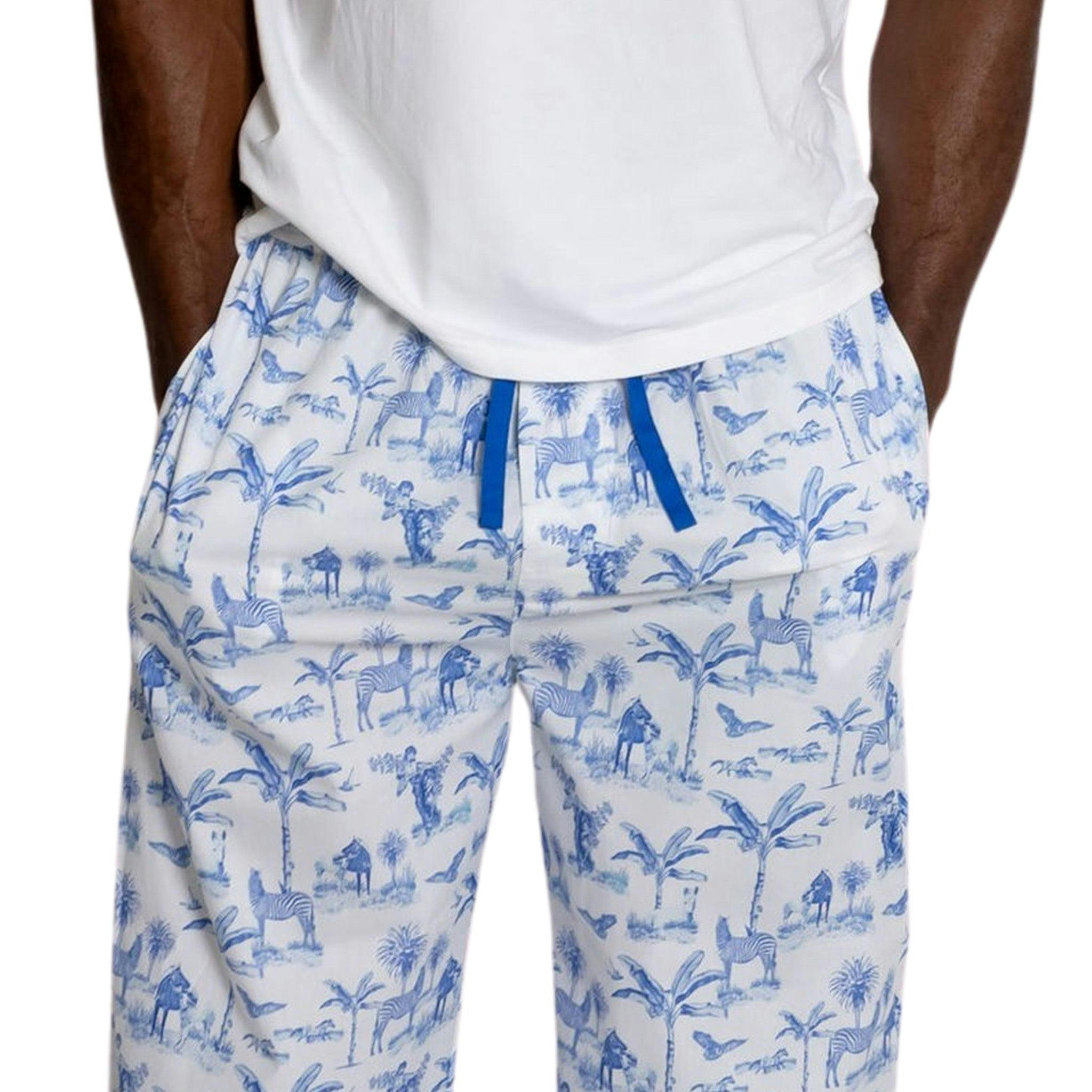 Men's Skydog Toile Blue PJ Pants