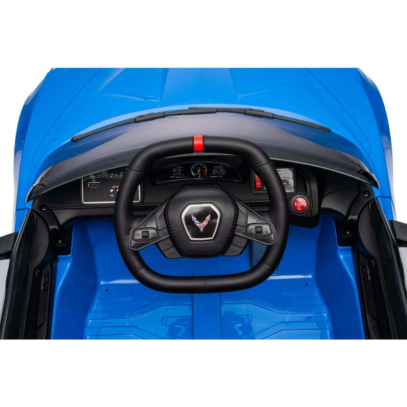 12V Chevrolet Corvette C8 1-Seater Kids Ride-On Car