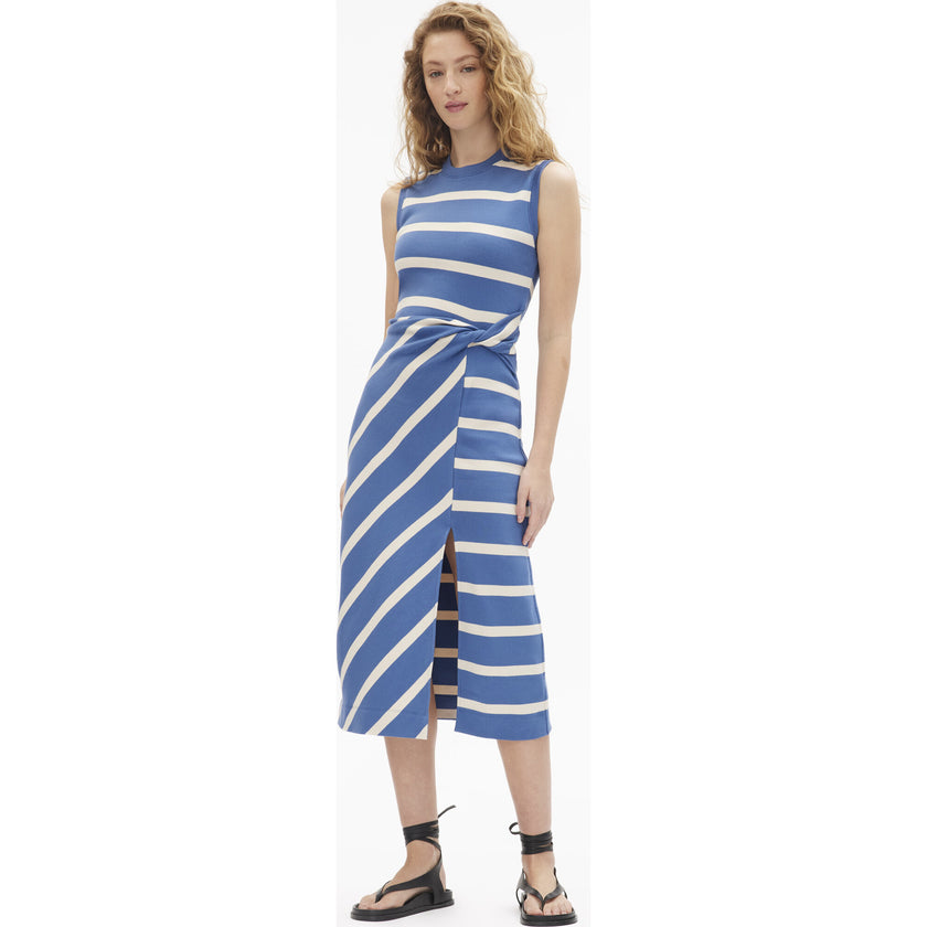 Sleeveless Striped Cody Dress, Stripes