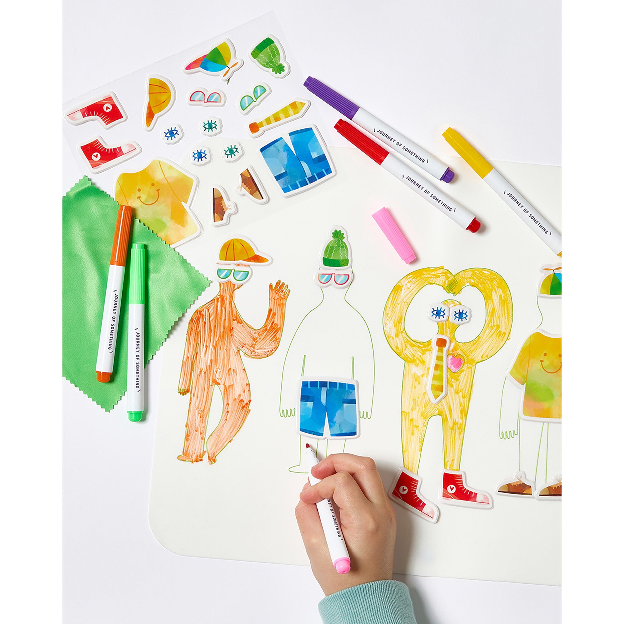 Wipeable Silicone Mat - Friends