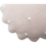 Round Knitted Biscuit Cushion