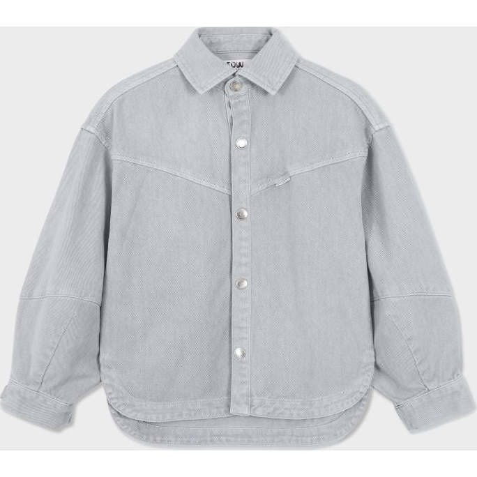 Organic Cotton Denim Balloon Overshirt