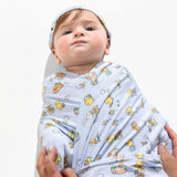 Easter Blue Bamboo Swaddle & Beanie Set