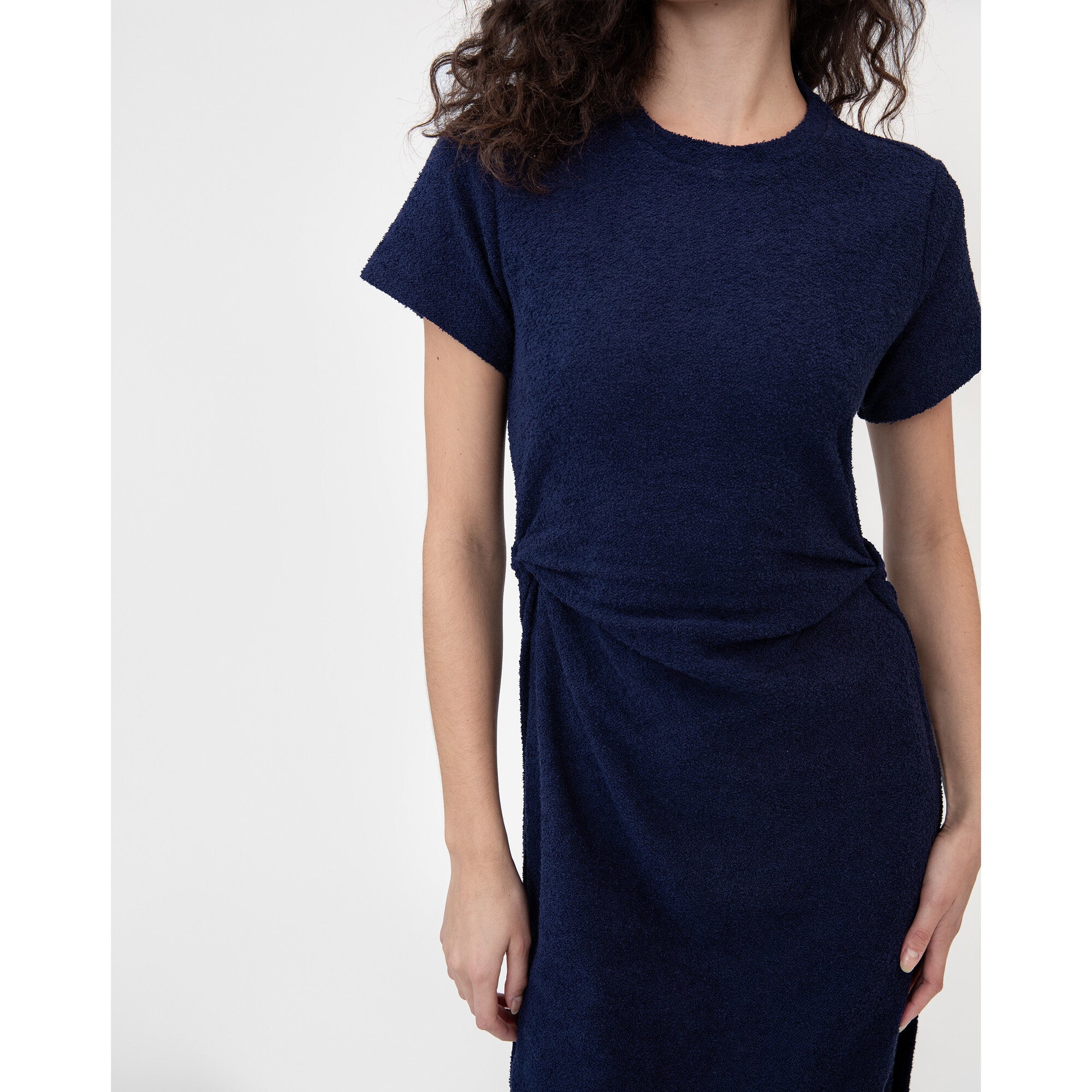 Women's Short Sleeve Aurora Dress, Navy