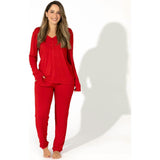 Winterberry Red Bamboo Women's Pajama Set