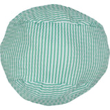 Textured Water Stripes Cap, Green